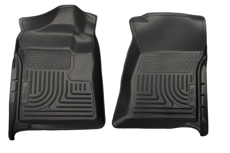 Husky LinersHusky Liners 07 - 12 Chevrolet Silverado/GMC Sierra Regular Cab WeatherBeater Black Floor Liners