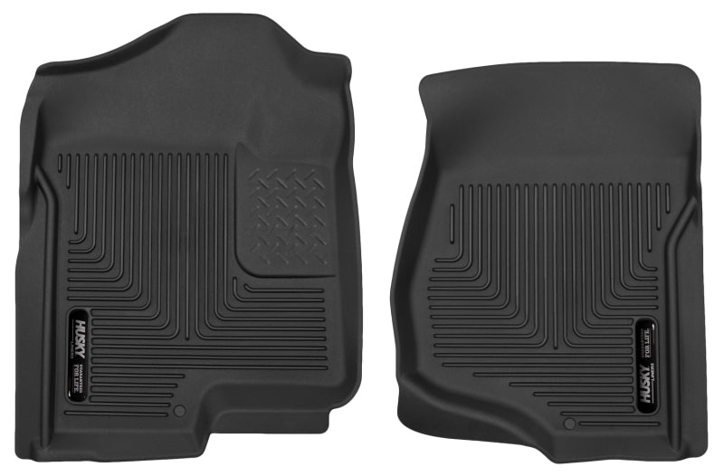 Husky LinersHusky Liners 07 - 12 GM Silverado/Tahoe/Suburban/Escalade X - Act Contour Black Floor Liners