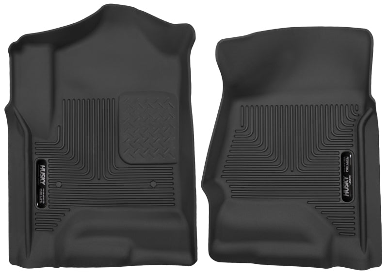 Husky LinersHusky Liners 14 Chevrolet Silverado 1500 / GMC Sierra 1500 X - Act Contour Black Front Floor Liners