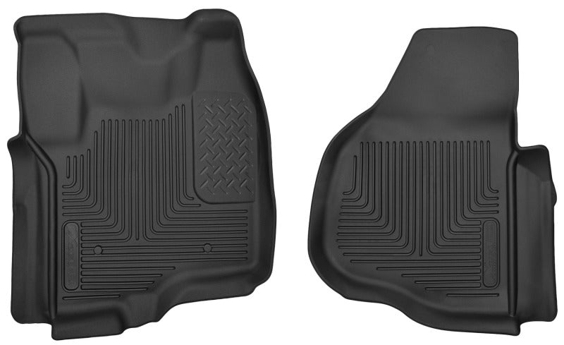 Husky LinersHusky Liners 12 - 13 F - 250/F - 350/F - 450 Super Duty X - Act Contour Black Front Floor Liners