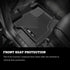 Husky LinersHusky Liners X - Act Contour Black 2nd Seat Floor Liners Full Coverage | 15 - 17 Ford F150 SuperCrew