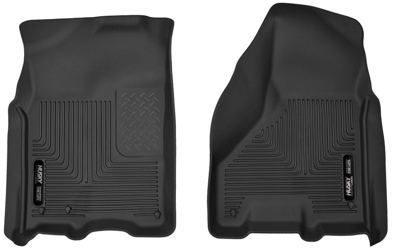 Husky LinersHusky Liners 12 - 13 Dodge Ram 1500/ 12 2500 & 3500 X - Act Contour Black Front Floor Liners
