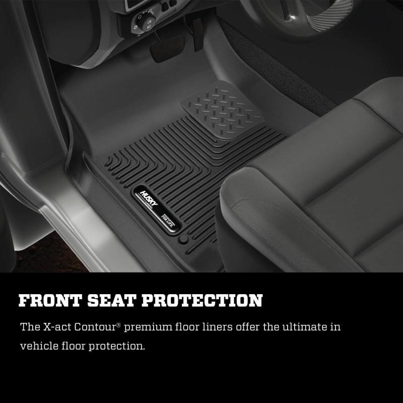 Husky LinersHusky Liners 12 - 13 Dodge Ram 1500/ 12 2500 & 3500 X - Act Contour Black Front Floor Liners