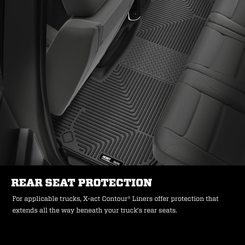 Husky LinersHusky Liners 12 - 13 Dodge Ram 1500/ 12 2500 & 3500 X - Act Contour Black Front Floor Liners
