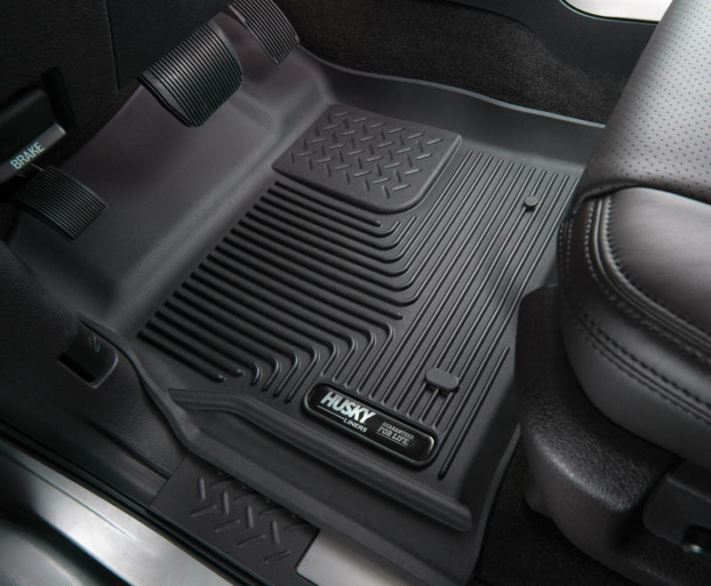 Husky LinersHusky Liners 2018 Toyota Tacoma Crew/Extended Cab X - Act Contour Black Front Floor Liners