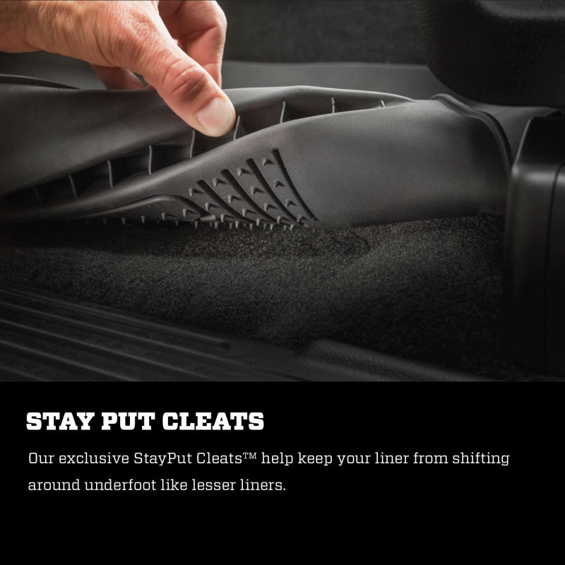 Husky LinersHusky Liners 2018 Toyota Tacoma Crew/Extended Cab X - Act Contour Black Front Floor Liners