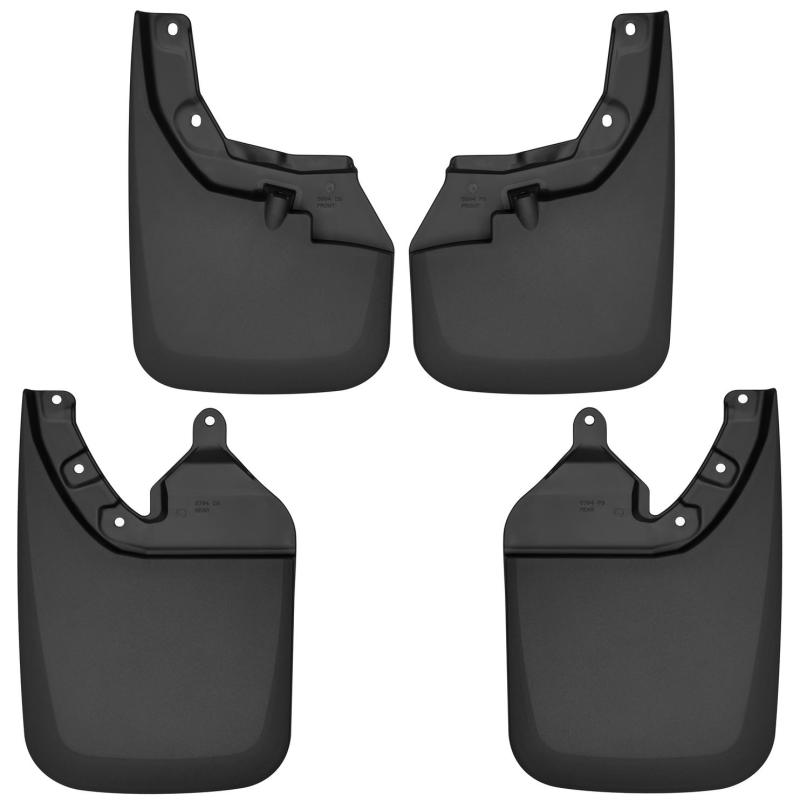 Husky LinersHusky Liners 16 - 22 Toyota Tacoma w/ OE Fender Flares Front and Rear Mud Guards - Black