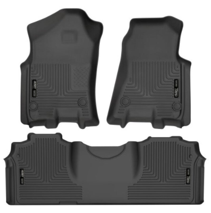 Husky LinersHusky Liners 19 - 21 RAM 2500/3500 Mega Cab Weatherbeater Front and 2nd Seat Floor Liners - Black