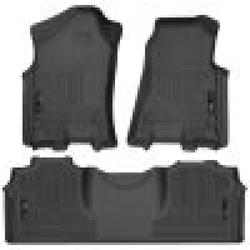 Husky LinersHusky Liners 19 - 21 RAM 2500/3500 Mega Cab Weatherbeater Front and 2nd Seat Floor Liners - Black