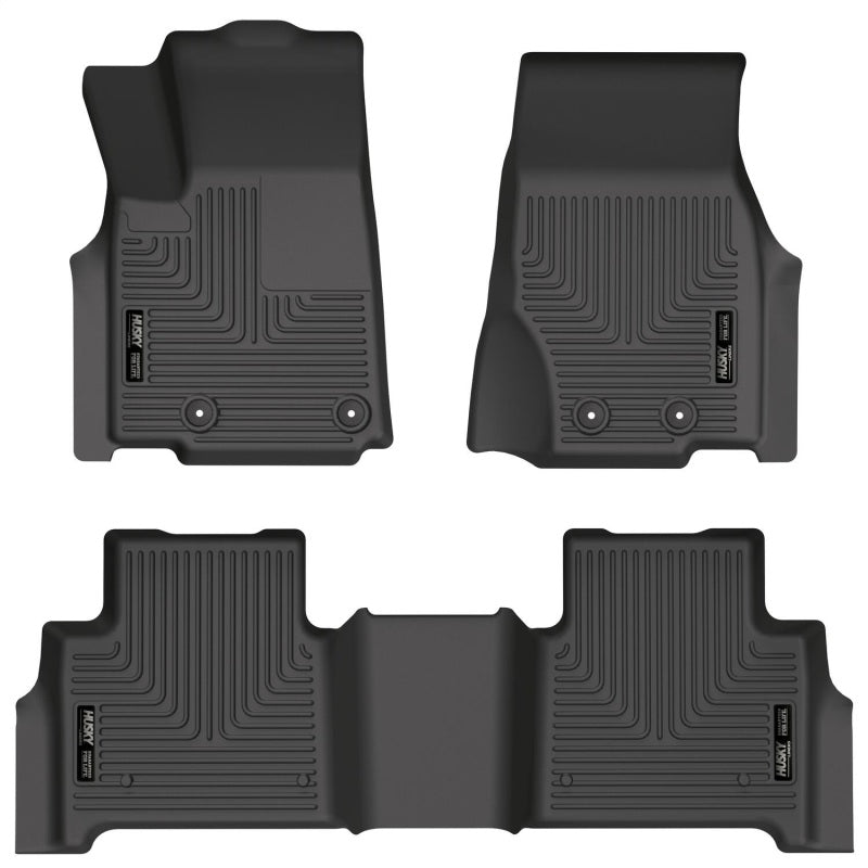 Husky LinersHusky Liners 2022 Jeep Grand Cherokee (New Style) Weatherbeater Black Front & 2nd Seat Floor Liner