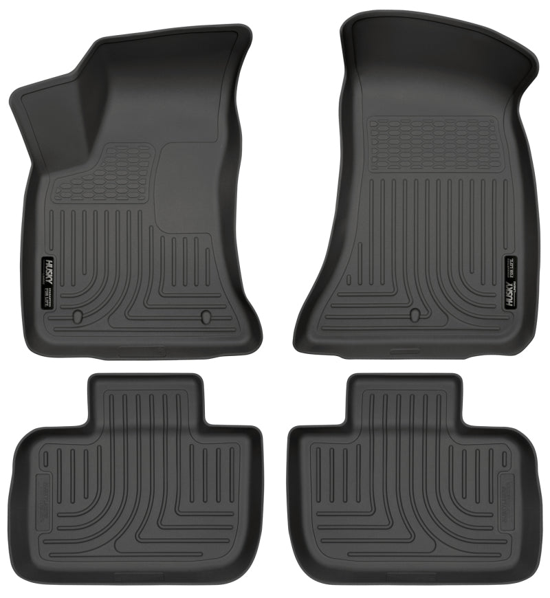 Husky LinersHusky Liners 11 - 12 Dodge Charger/Chrysler 300 WeatherBeater Combo Black Floor Liners