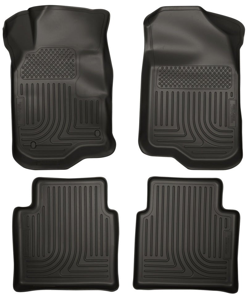 Husky LinersHusky Liners 08 - 12 Chevy Malibu/07 - 09 Saturn Aura WeatherBeater Combo Black Floor Liners