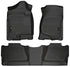 Husky LinersHusky Liners 07 - 12 Chevy Silverado/GMC Sierra Crew Cab WeatherBeater Combo Black Floor Liners