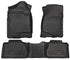 Husky LinersHusky Liners 07 - 12 Chevy Silverado/GMC Sierra Extended Cab WeatherBeater Combo Black Floor Liners