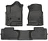 Husky LinersHusky Liners 14 Chevrolet Silverado/GMC Sierra Dbl Cab WeatherBeater Black Front&2nd Seat Floor Line