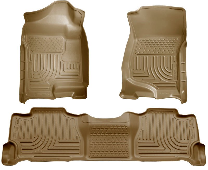 Husky LinersHusky Liners 07 - 13 GM Escalade ESV/Avalanche/Suburban WeatherBeater Tan Front/2nd Row Floor Liners