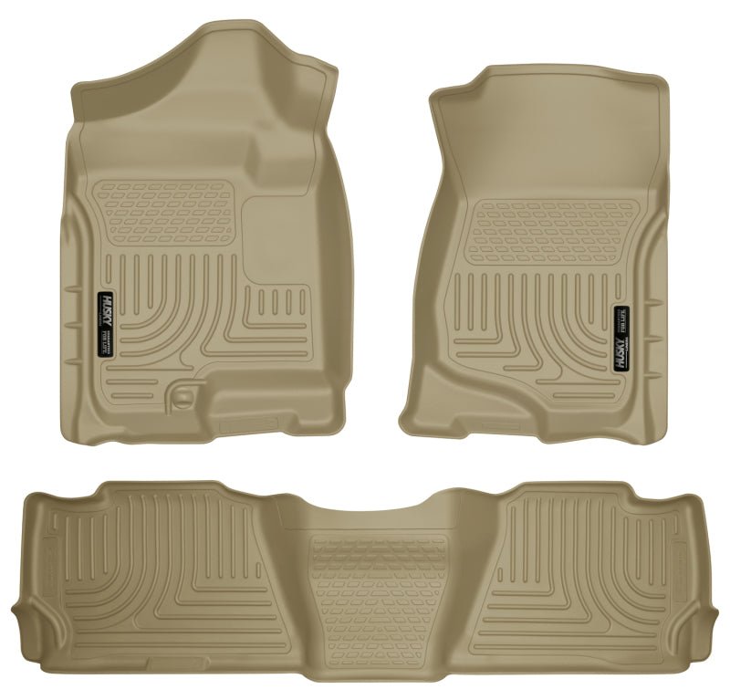 Husky LinersHusky Liners 07 - 13 GM Escalade ESV/Avalanche/Suburban WeatherBeater Tan Front/2nd Row Floor Liners