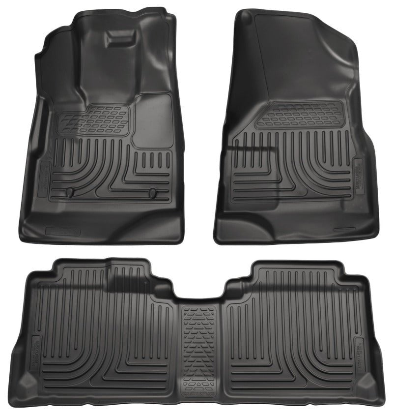 Husky LinersHusky Liners 09 - 12 Ford Escape/Mazda Tribute (Base/Hybrid) WeatherBeater Combo Black Floor Liners