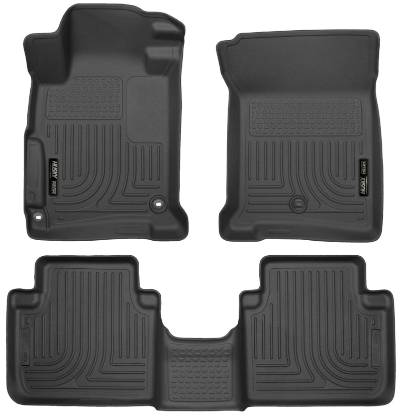 Husky LinersHusky Liners 2013 Honda Accord WeatherBeater Black Front & 2nd Seat Floor Liners (4 - Door Sedan Only)