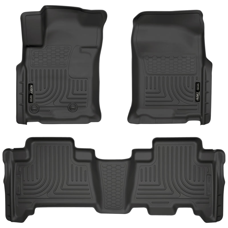 Husky LinersHusky Liners 10 - 12 Toyota 4Runner/Lexus GX460 WeatherBeater Combo Black Floor Liners