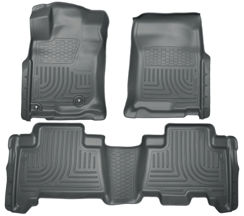 Husky LinersHusky Liners 10 - 12 Toyota 4Runner/Lexus GX460 WeatherBeater Combo Black Floor Liners