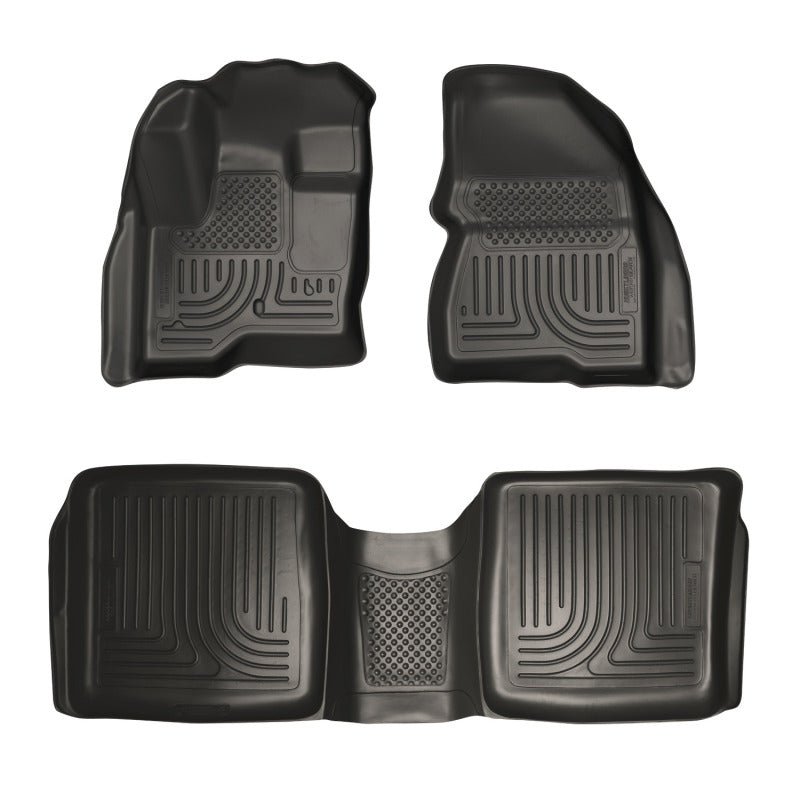 Husky LinersHusky Liners 09 - 12 Ford Flex/10 - 12 Lincoln MKT WeatherBeater Combo Black Floor Liners