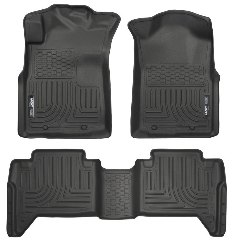 Husky LinersHusky Liners 05 - 13 Toyota Tacoma WeatherBeater Combo Black Floor Liners