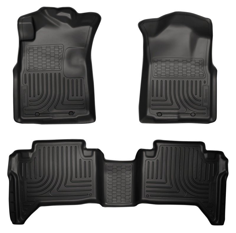 Husky LinersHusky Liners 05 - 13 Toyota Tacoma WeatherBeater Combo Black Floor Liners