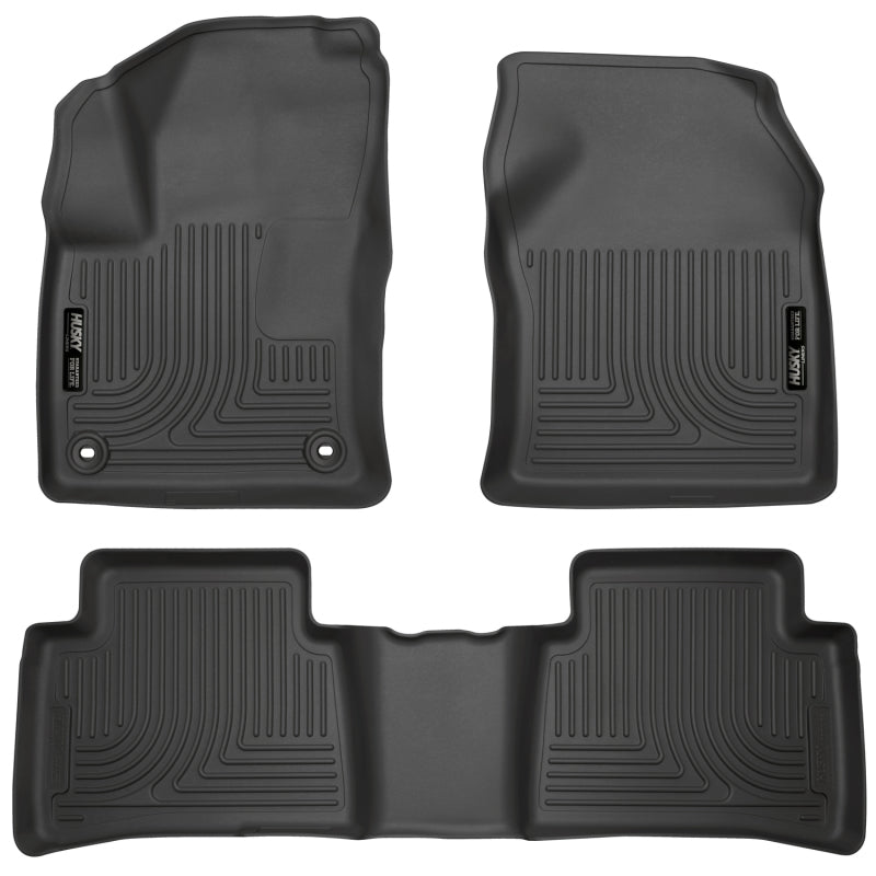 Husky LinersHusky Liners 2016 Toyota Prius Weatherbeater Black Front & 2nd Seat Floor Liners (Footwell Coverage)
