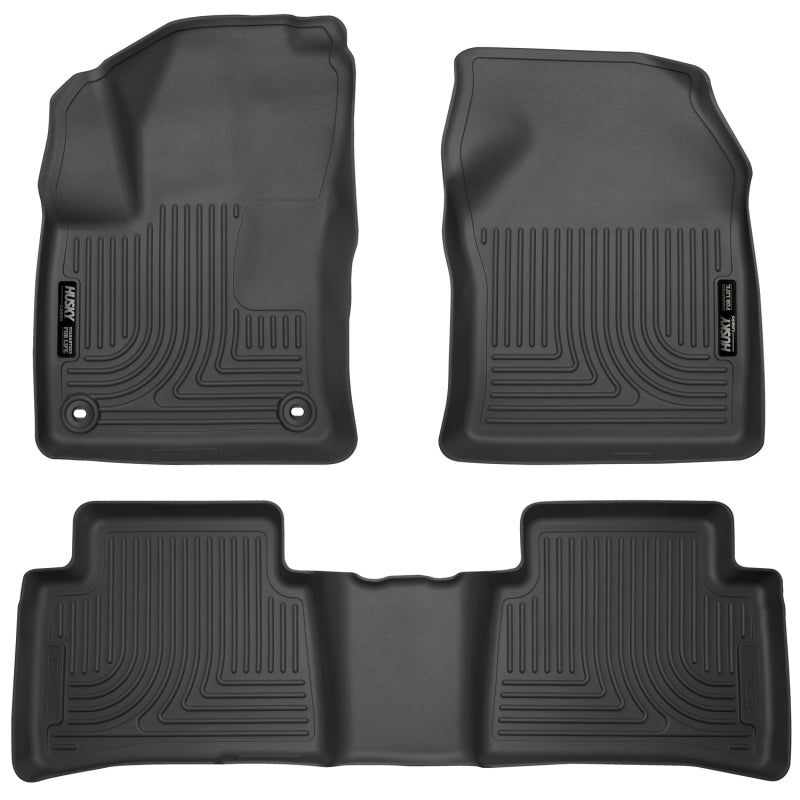 Husky LinersHusky Liners 2016 Toyota Prius Weatherbeater Black Front & 2nd Seat Floor Liners (Footwell Coverage)