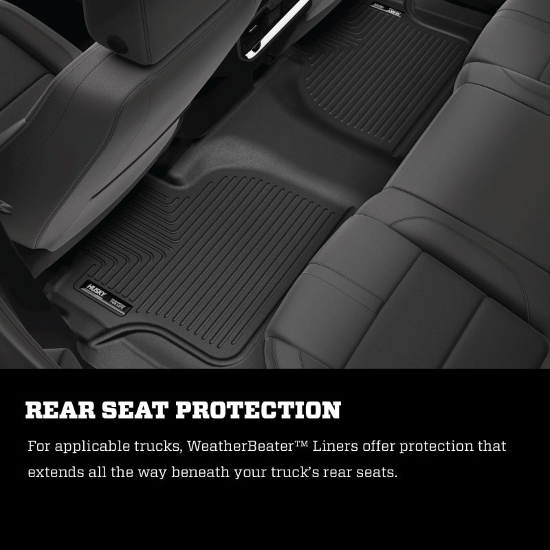 Husky LinersHusky Liners Weatherbeater 17 - 23 Cadillac XT5 / 17 - 23 GMC Acadia Front & 2nd Seat Floor Liners - Blk