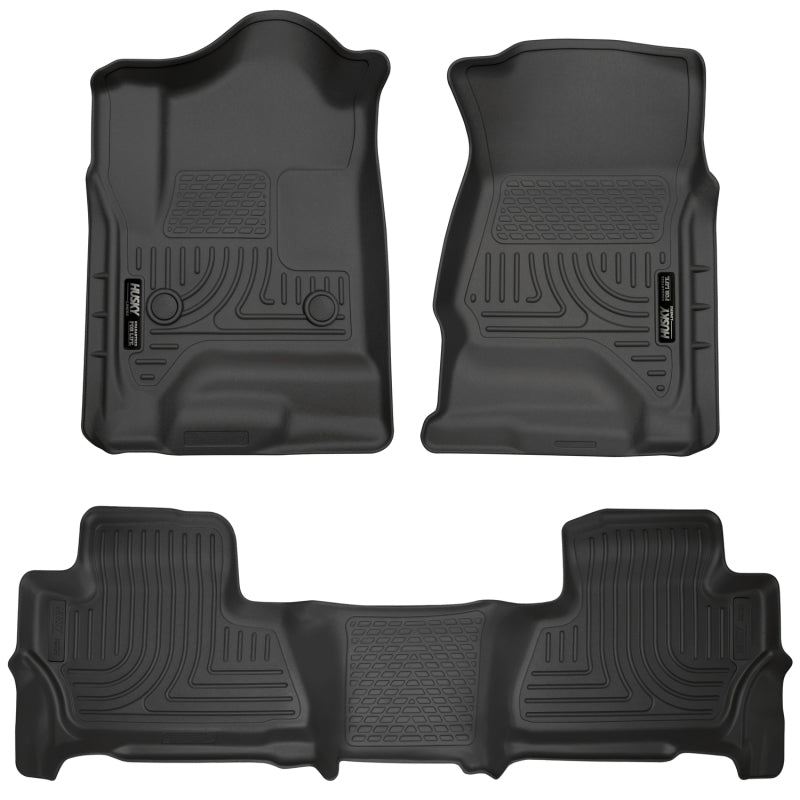 Husky LinersHusky Liners 2015 Chevy/GMC Tahoe/Yukon WeatherBeater Combo Black Floor Liners