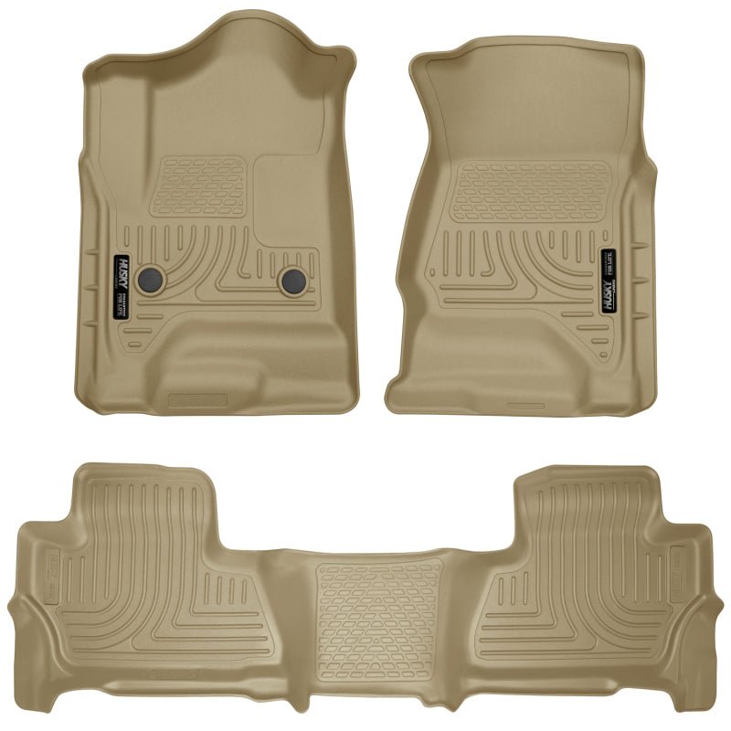 Husky LinersHusky Liners 2015 Chevy/GMC Tahoe/Yukon WeatherBeater Combo Tan Floor Liners