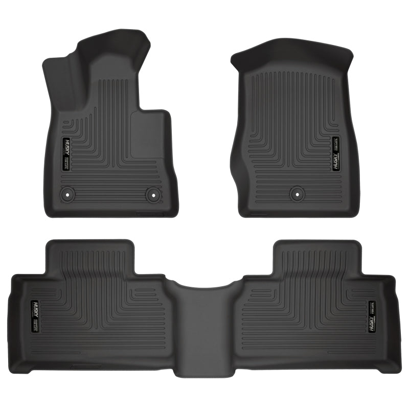 Husky LinersHusky Liners 2020 Ford Explorer Weatherbeater Black Front & 2nd Seat Floor Liners