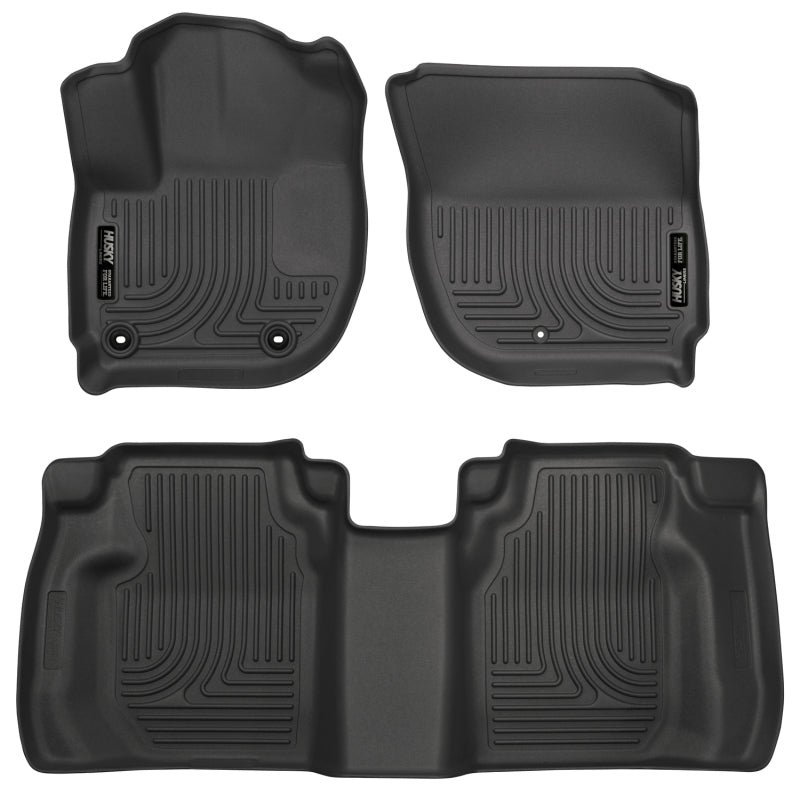 Husky LinersHusky Liners 15 Honda Fit Weatherbeater Black Front and Second Seat Floor Liners