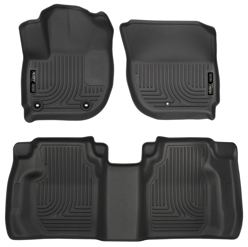 Husky LinersHusky Liners 15 Honda Fit Weatherbeater Black Front and Second Seat Floor Liners