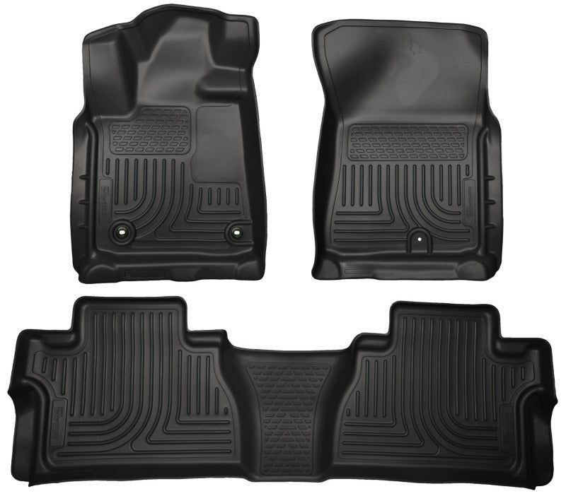 Husky LinersHusky Liners 14 Toyota Tundra Weatherbeater Black Front & 2nd Seat Floor Liners