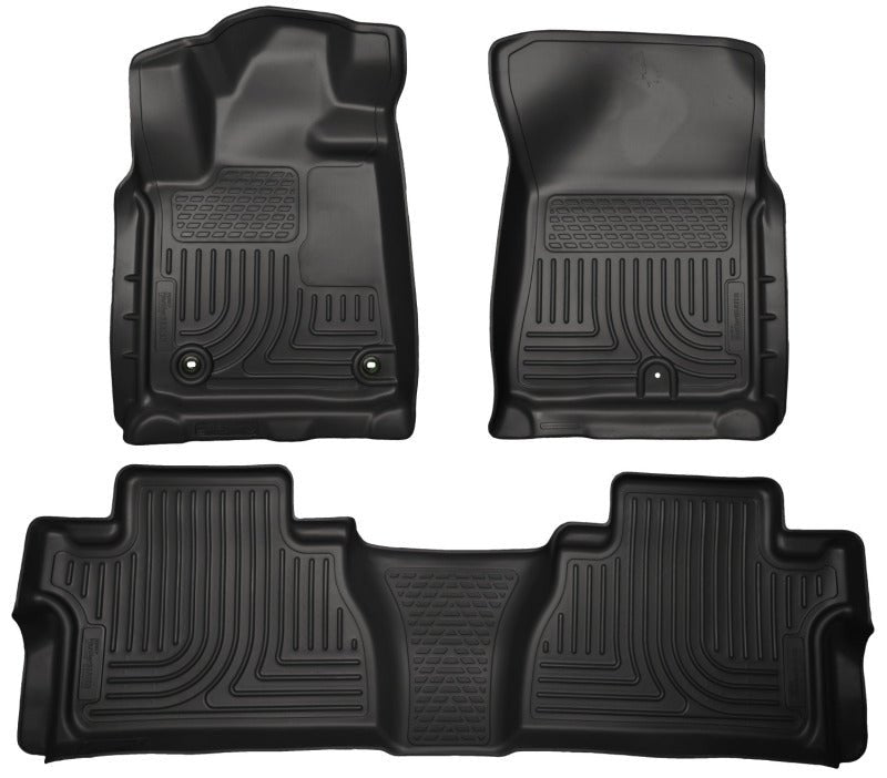 Husky LinersHusky Liners 14 Toyota Tundra Weatherbeater Black Front & 2nd Seat Floor Liners