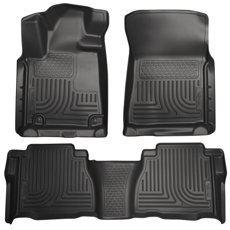 Husky LinersHusky Liners 14 Toyota Tundra Weatherbeater Black Front & 2nd Seat Floor Liners