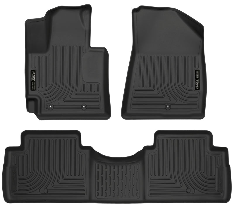 Husky LinersHusky Liners 2016 Kia Soul Weatherbeater Black Front & 2nd Seat Floor Liners (Footwell Coverage)