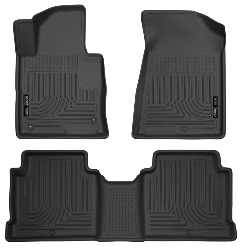 Husky LinersHusky Liners 2015 Hyundai Sonata Weatherbeater Black Front & 2nd Seat Floor Liners