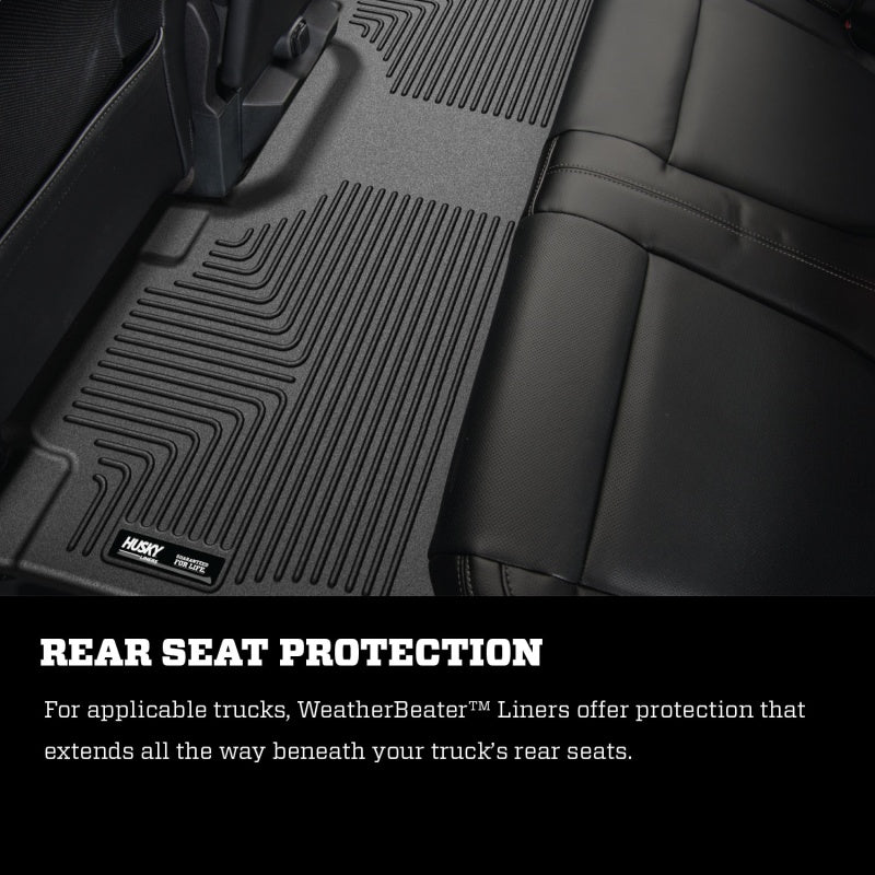 Husky LinersHusky Liners 2012.5 Ford SD Crew Cab WeatherBeater Combo Black Floor Liners (w/o Manual Trans Case)