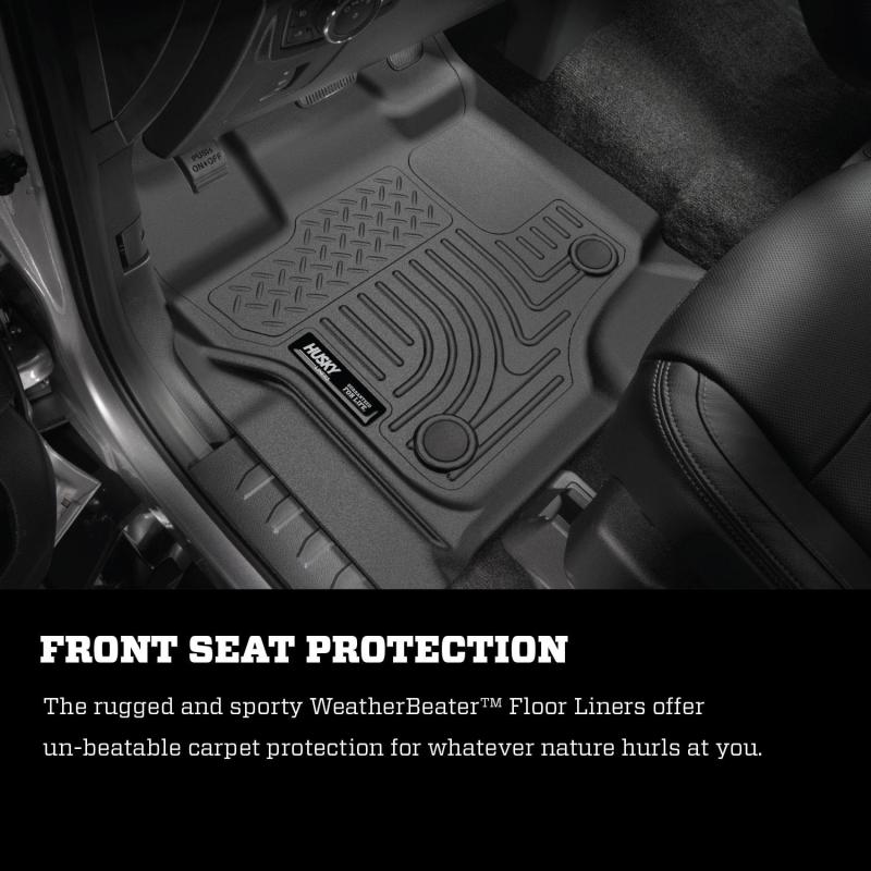 Husky LinersHusky Liners 2012.5 Ford SD Crew Cab WeatherBeater Combo Black Floor Liners (w/o Manual Trans Case)