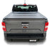 Westin Hard Tri-Fold Tonneau Cover on a pickup truck, featuring rugged design and secure fit.