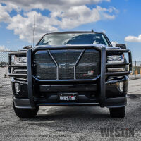 Westin HDX Modular Grille Guard with rugged design for trucks