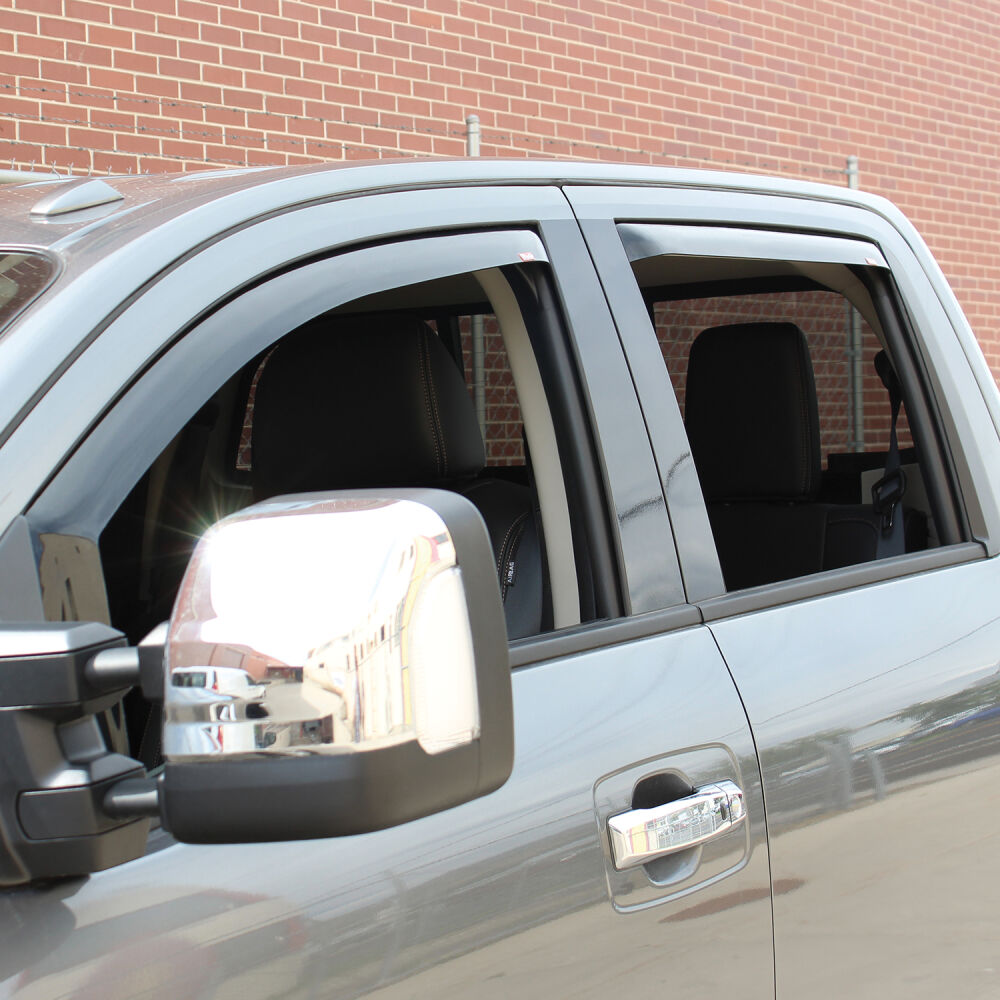 Upgrade Your Ride with Westin Matte In-Channel Wind Deflector 4pc