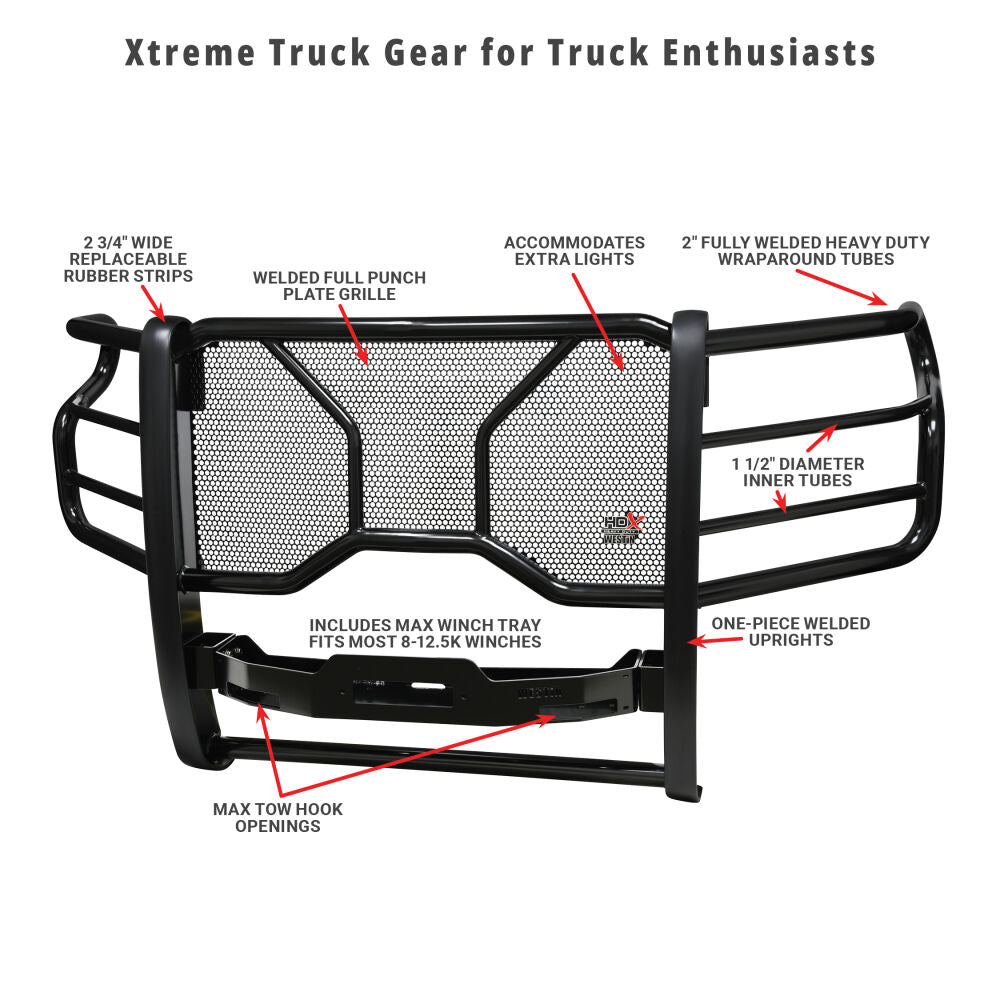 Midwest Aftermarket - Upgrade Your Ride with Westin HDX Winch Mount Grille Guard