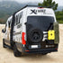 Parachoques trasero Westin Automotive del lado del conductor con soporte texturizado negro compatible con Mercedes-Benz Sprinter 59-732295