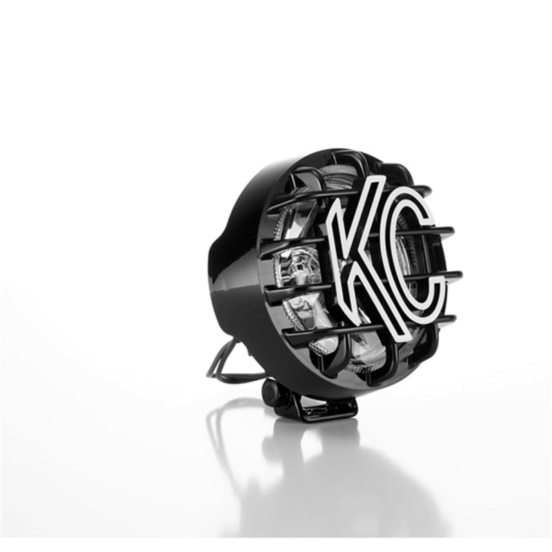 KC HiLiTESKC HiLiTES Rally 400 4in. Round Halogen Light 55w Spread Beam (Single) - Black