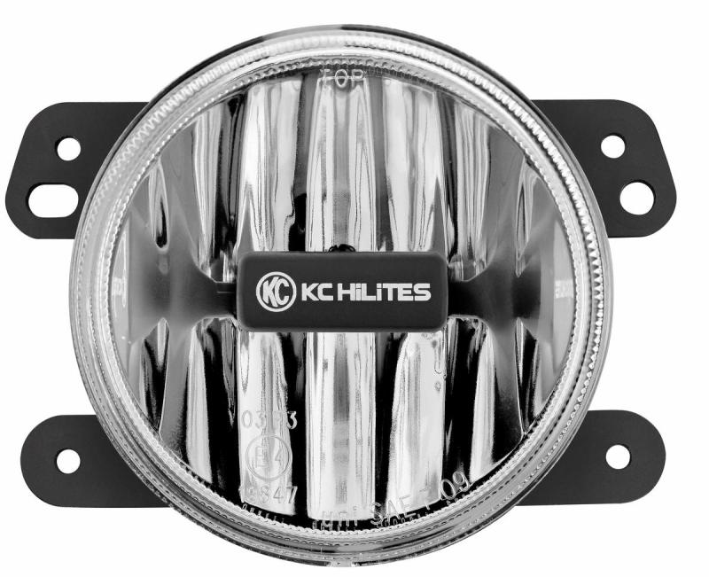 KC HiLiTESKC HiLiTES 10 - 18 Jeep JK 4in. Gravity G4 LED Light 10w SAE/ECE Clear Fog Beam (Single)